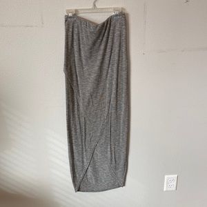 Long wrap skirt